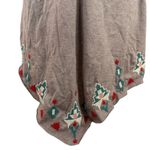 Johnny Was  Grey Embroidered Southwestern Scoop Neck Sleeveless Tunic Size Small Photo 3