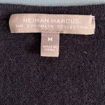 Neiman Marcus Cashmere Collection Embellished Navy Blue Crewneck Sweater Photo 4