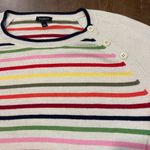 Talbots  Striped Sweater Women's Size Medium Multicolored Nylon, Lambswool Photo 9