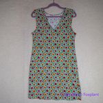 New!‎ BODEN Sleeveless Jersey Shift Dress Green, Enchanting Bloom, size 6R Green Photo 5