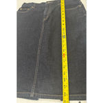Lauren Ralph Lauren Denim midi Skirt size 8 Blue dark wash Photo 7