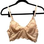 Free Press Nude Lace Bralette Size Medium Photo 0