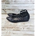 Fergalicious  Flats Black Studded Ankle Tie Flats - Size 6 Photo 3