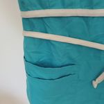 Promedic Scrub Top Blue White Trim 4 Pocket Medium Photo 4