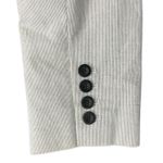 Loft White Black Thin Pinstripe Blazer sz 12P Wide Leg sz 8 Pant Suit NEW Tags Photo 3