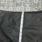 Calvin Klein NWT Size Faux-Leather Front Leggings Compression Stretch Black 2X Photo 9