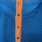 Zyia Wicked Teal Quilted pocket pullover Size Large Photo 5