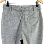 Joie  High Waist Belted Trouser Pants‎ in Neutral Grey Cream Plaid, Size 8 Photo 8