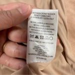 Hutch Anthropologie  Open Jacket Blazer Faux Vegan Suede in Peachy Beige Size S Photo 12