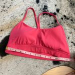 Lululemon Flow Y Bra Nulu *Light Support A-C Cup Size 8 Sport Bra Pink Photo 5