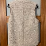 Thread and Supply Tan Sherpa Zip Up Vest Photo 7