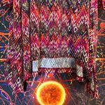 Ava & Grace Women's rhinestone neck Zigzag Pattern Top Photo 8