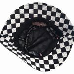 Nba Chicago Bulls Bucket Hat NEW w Tag Checkered Pattern Logo  Cap Photo 4