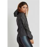 Nike Women's Shield Flash Running Reflective Zip Up Black Gray Jacket Size Small Photo 5