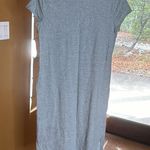 Gap  Cap Sleeve Gray Shift Midi T Shirt Dress Size Small Photo 8