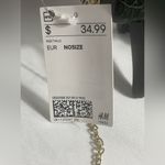 H&M Elegant Dark Green Crocodile Pattern Clutch W/ Gold Chain NWT Photo 6