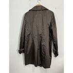Apt. 9 Womans  Size XL Brown Button Up Lined Trench Coat Photo 1