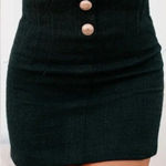 Steve Madden  Size Medium Black Textured Mini Skirt. New Photo 0