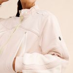 Free People NWT On Your Mark Moto Fleece Jacket Photo 3