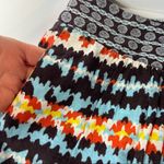 Anthropologie  Porridge multi color boho Aztec print mini skirt lined size 2 Photo 1