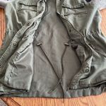 Thread & Supply Hooded Cargo Utility Jacket Aztec Knit Sleeve Green Size M Size M Photo 11