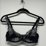 Simone Perele Bra Lace Black Lingerie Dainty Feminine Floral Embroidered Size undefined Photo 1