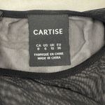 Cartise Draped Sleeve Cold Shoulder Dress, Size 6. B13 Black Photo 9