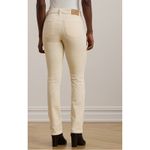Ralph Lauren Lauren Premier Straight Ivory Off White Jeans Size 4 Photo 1