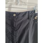 Jamie Sadock Womens 10 Black Straight Leg Studded Pants Whimsigoth Rave Witchy Photo 3