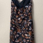 Tibi  floral strapless silk dress Photo 1