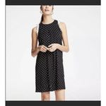 Ann Taylor Black Polka Dot Ruffle Shift Dress Preppy Career Coquette Photo 4