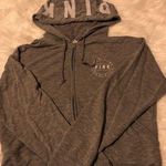 PINK - Victoria's Secret PINK grey Cropped Hoodie Photo 1
