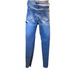 Hot & Delicious Rhinestone Fringe Jeans Y2K Inspired Distressed Womens Small NWT Photo 8