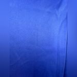 St. John  blue satin drape neck formal dress size 2 Photo 7