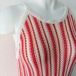 C&C California  striped open knit mini dress Photo 2