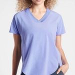 Athleta Periwinkle blue purple  Zephyr v neck tee Photo 0