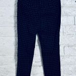 White House | Black Market  The Slim Ankle Pants Size 6 Black Polka Dot Photo 13