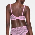 SKIMS  Stretch lace‎ Intimates underwire scoop bra Pink BA-SCP-3575 42B Photo 4