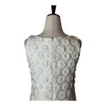 Gio Guerreri Couture Dress Women Small Ivory Crochet Lace Floral A Line Boho White Photo 3