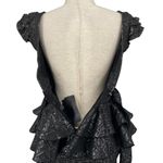 ARROGANT CAT NWT Dark Grey Metallic Multi Layered Jacquard Pencil Dress Size XS Gray Photo 7