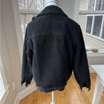 Forever 21  Black Denim Sherpa Reversible Chore Jean Jacket Size Medium Photo 5