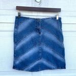 Baby Phat VTG Y2K Women’s Skirt Denim Jean Patch Chevron 90s 7 Photo 0