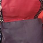 NWT Sharif Pony Hair Leather Saddle Bag Brown Photo 5