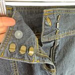 Bisou Bisou Y2K Jean Skirt Gold Shimmer Knee Length Cotton 10 Photo 3