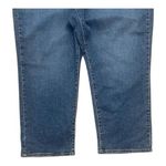 Levi's Levi’s Ribcage Women Plus Size 22W Blue Denim Straight Ankle Jeans Slim Hip Photo 4