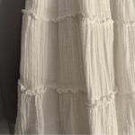 American Eagle Dress white smocked mini dress graduation beach bridal size XS. Photo 3