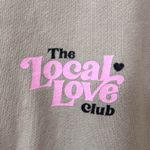 The Local Love‎ Club Oversized Sweater Size Small Brown Tan Photo 6