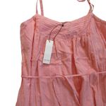 NWT La Vie Rebecca Taylor Kelsey in Blossom Pink Clip Dot Cotton Sundress L Size L Photo 6