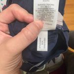 J Crew Factory Navy Wide Leg Button Front Pant Slub Cotton Cropped Trouser SZ 27 Blue Photo 11