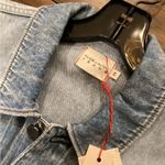 Alice + Olivia  etha chambray long sleeve jumpsuit in chambray denim 25 nwt Photo 12